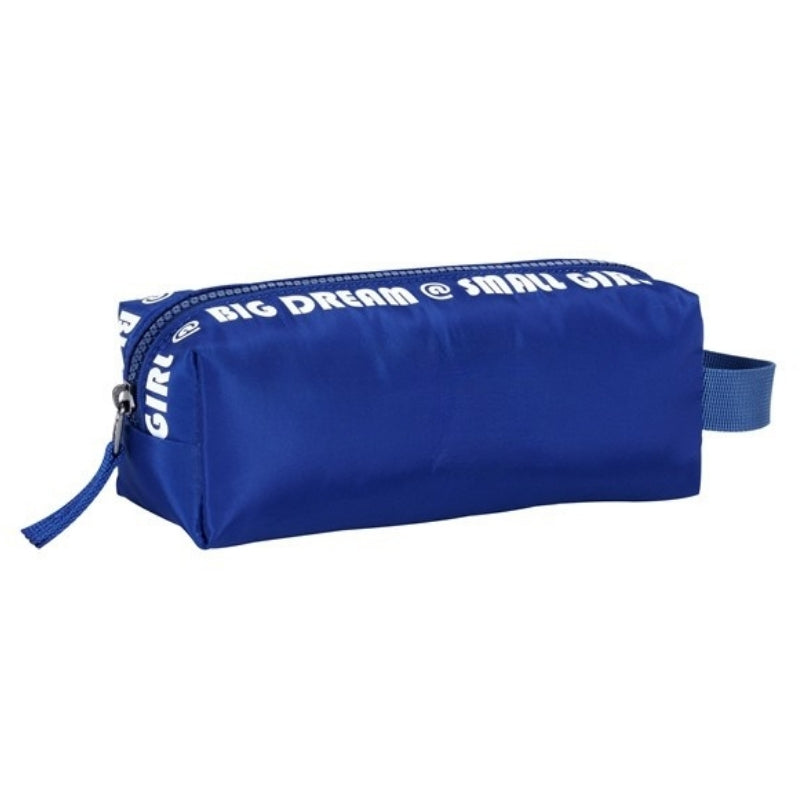 Smart Big Dream Small Girl Pencil Case - Blue