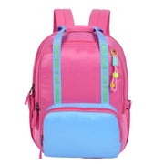 Smart Big Dream Small Girl Backpack - Fuchsia/Blue