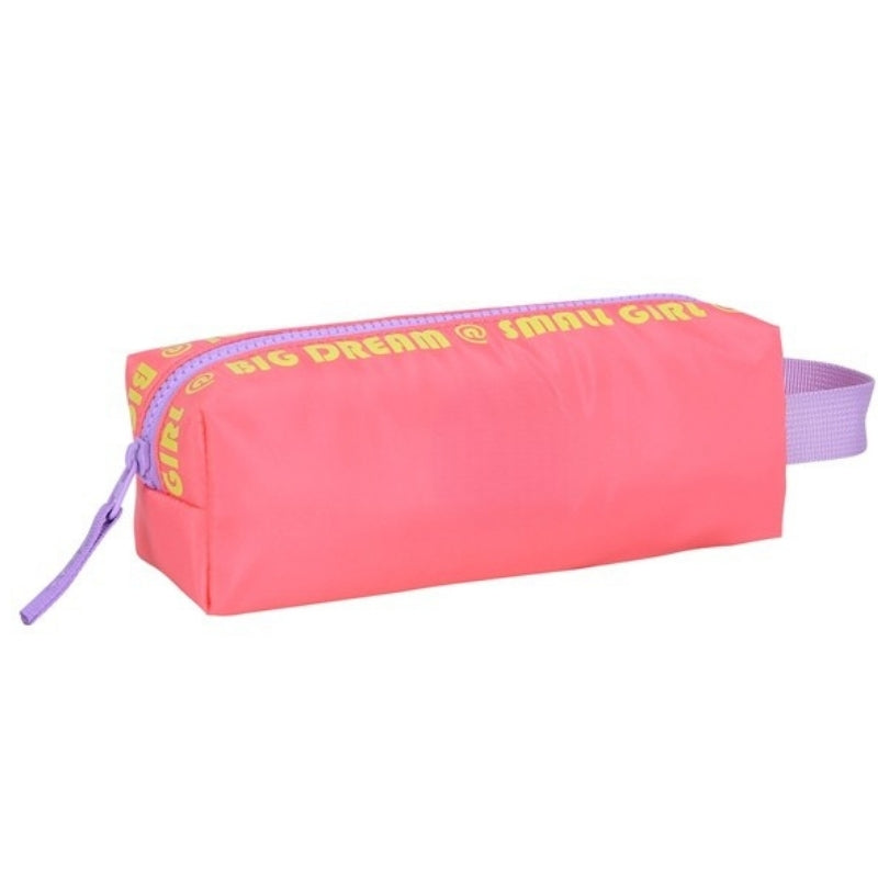 Smart Big Dream Small Girl Pencil Case - Pink/Lilac