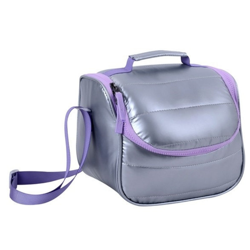 Smart Metallic Lunch Bag - Silver
