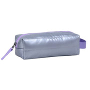 Smart Metallic Pencil Case - Silver
