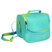 Smart Big Dream Small Girl Lunch Bag - Green Gradient Zipper