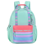 Smart Big Dream Small Girl Backpack - Green Colored Pocket
