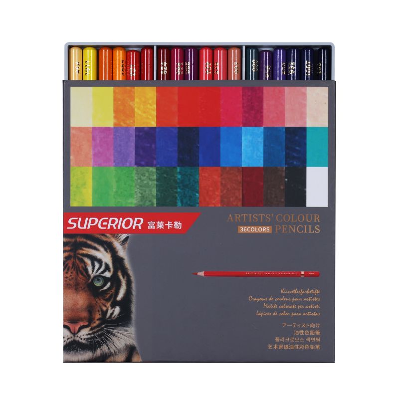 Superior Artist's Colour Pencils Set Of 36