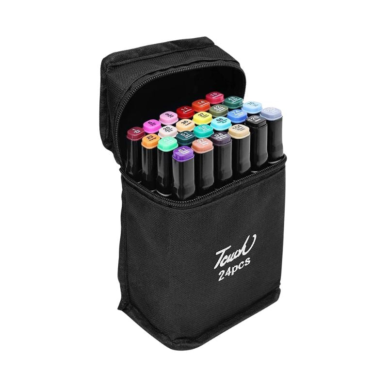Superior Tinge Twin Marker Pen "Broad/Fine" set of 24