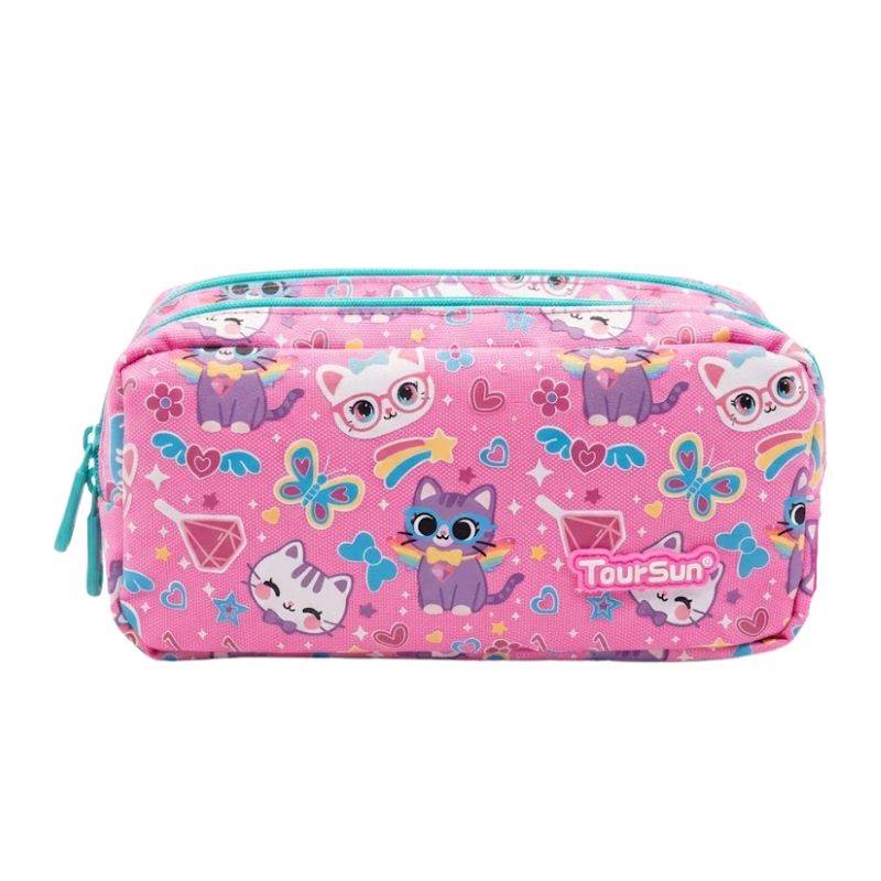 Toursun Pencil Case Hello Kitty Pink
