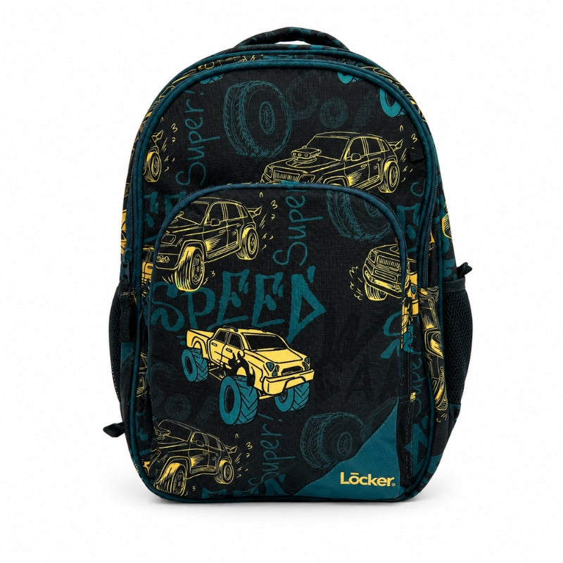 Locker School Kids Backpack Super Speed Truck