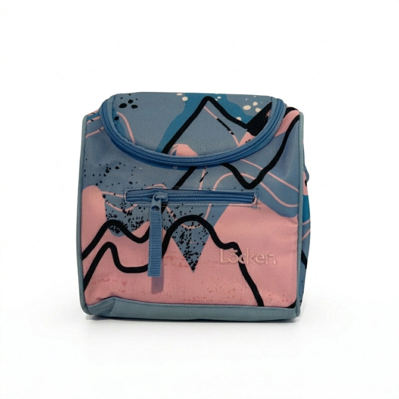 Locker School Kids Lunchbag Pink Blue