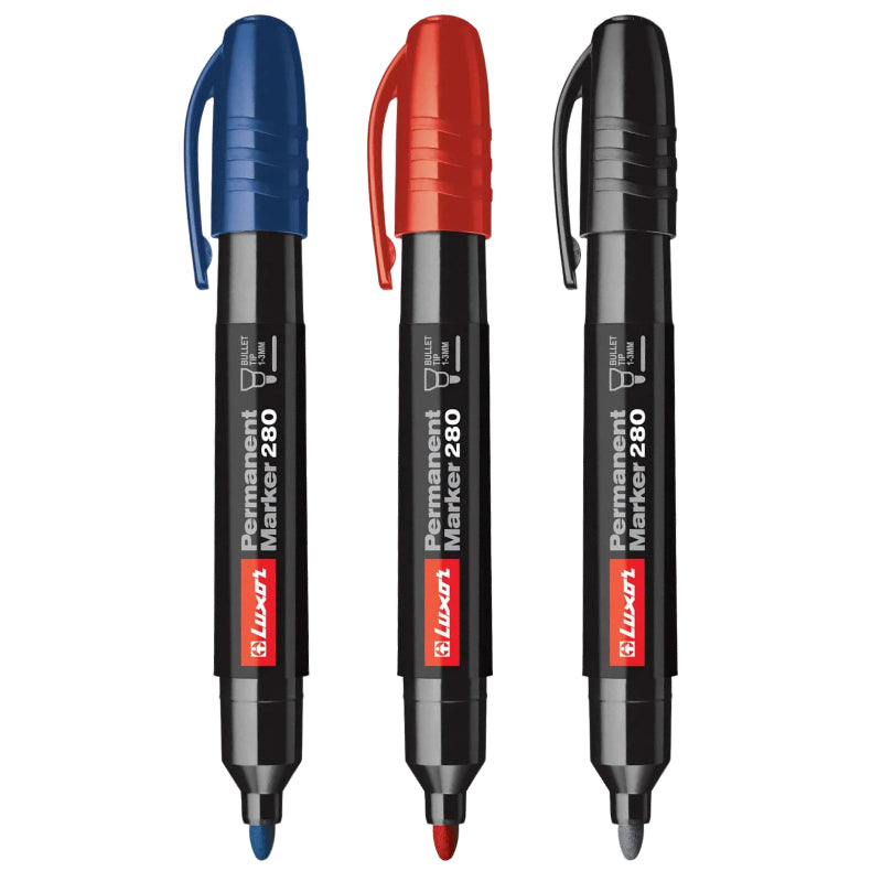 LUXOR Permanent Marker 280 Bullet 1-3 mm