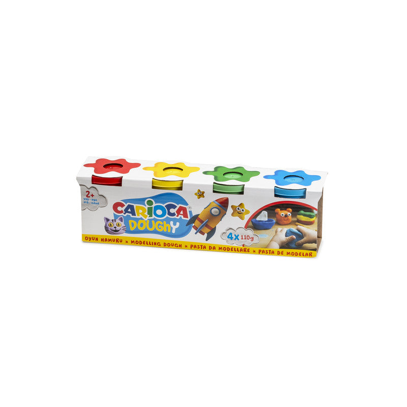 Carioca Doughy Modeling Clay 110g - 4 Units