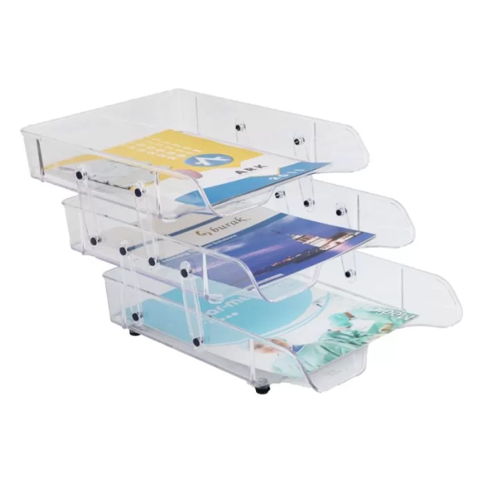 A4 Document Tray Sliding - Triple Tier