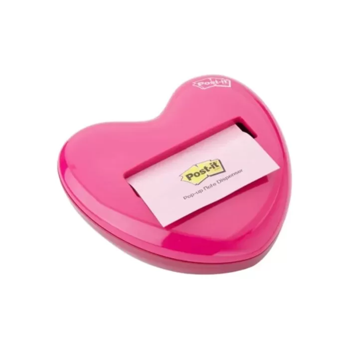 3M Post-it Pop-up Notes Heart Shape Dispenser