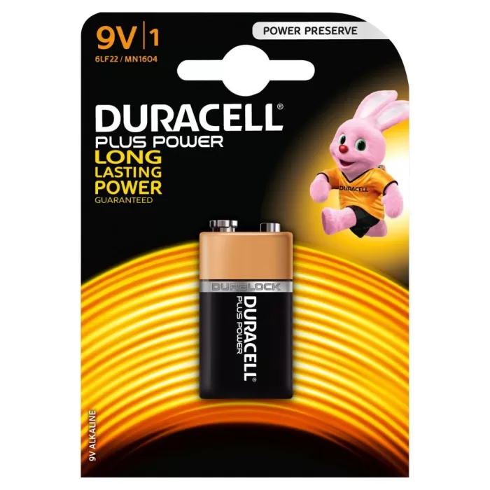 Duracell Alkaline Plus Power 9V