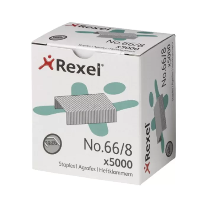 REXEL Staples No.66/8 Box of 5,000 pcs