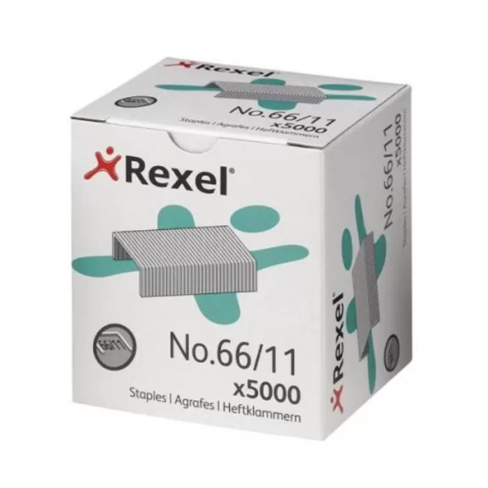 REXEL Staples No.66/11 Box of 5,000 pcs