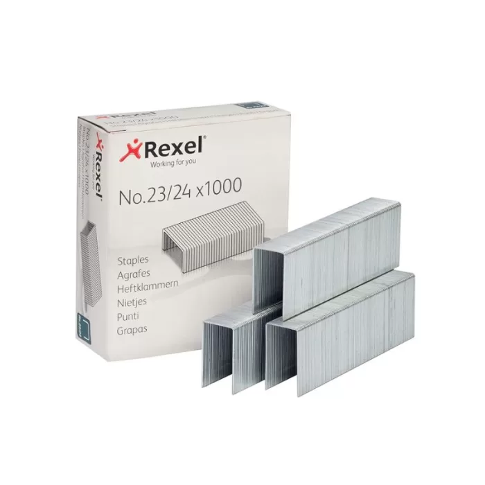 REXEL Staples No.23/24 Box of 1,000 pcs