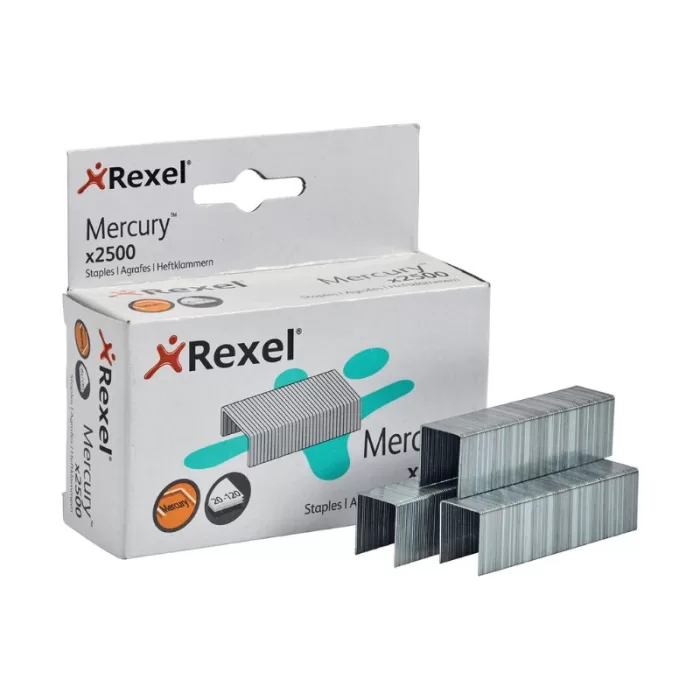 REXEL Staples MERCURY Box of 2,500 pcs