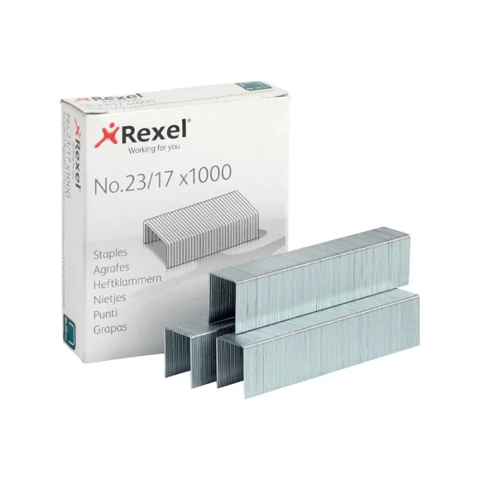 REXEL Staples No.23/17 Box of 1,000 pcs