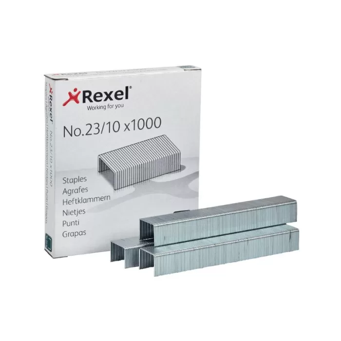 REXEL Staples No.23/10 Box of 1,000 pcs