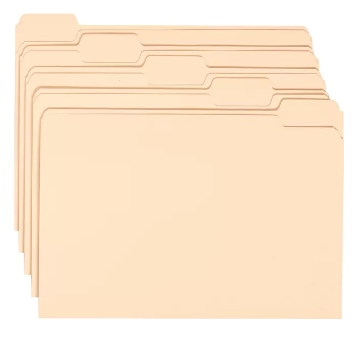 FOOLSCAP FILE FOLDER CUT FILE 1/5 SET OF 100