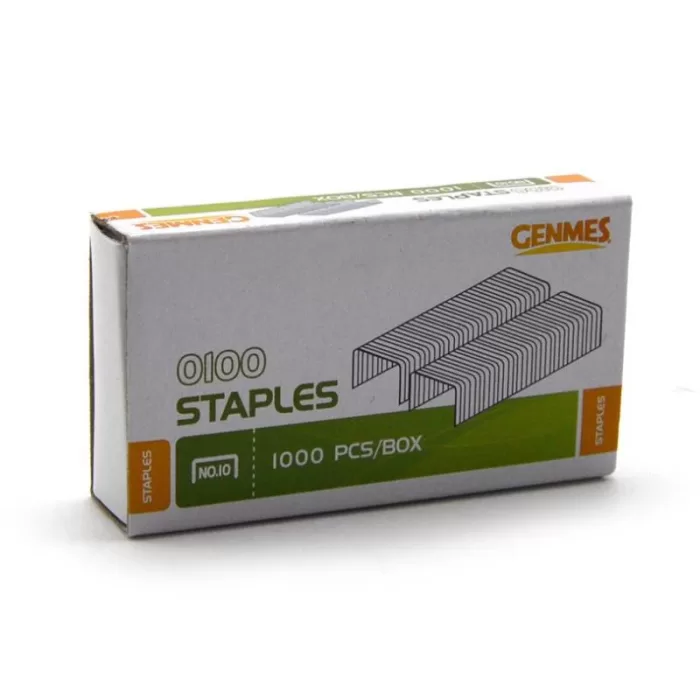 GENMES K100 Staples No.10 Box of 1,000