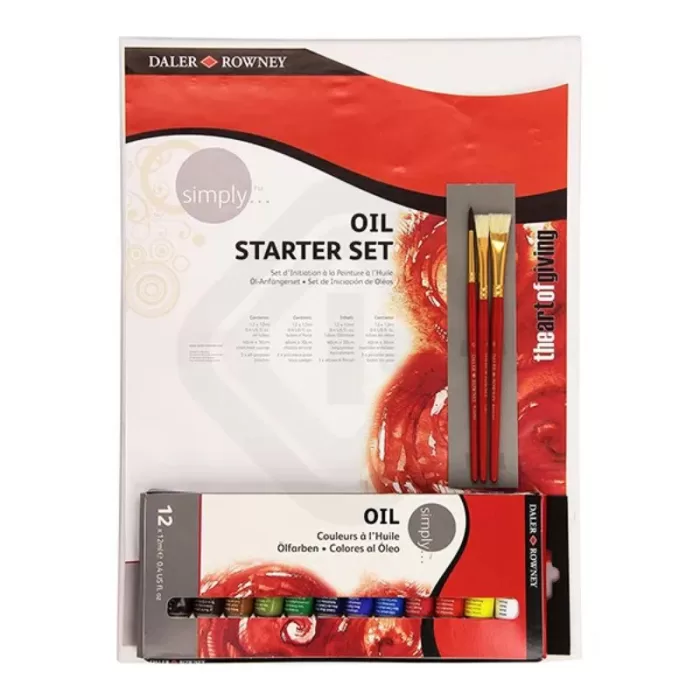 Daler Rowney Simply Oil Starter Set 16 pcs