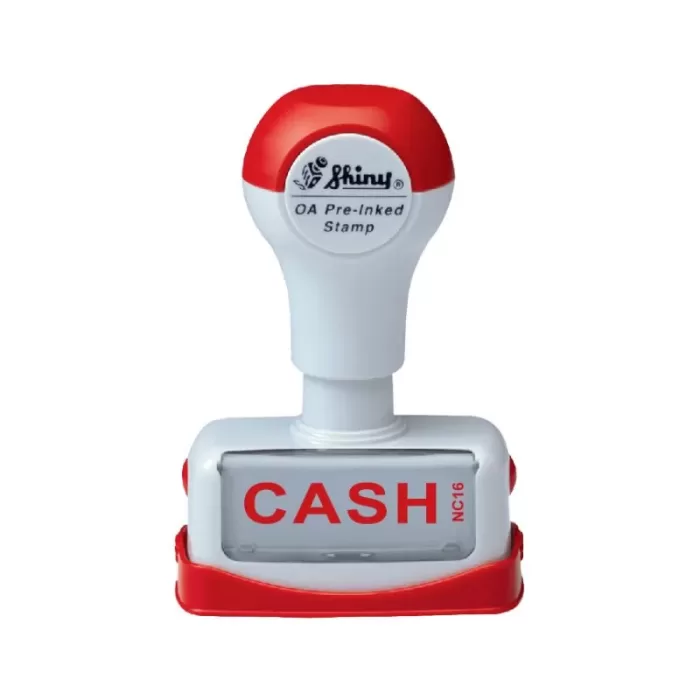 SHINY Pre-Inked Stamp "Cash"