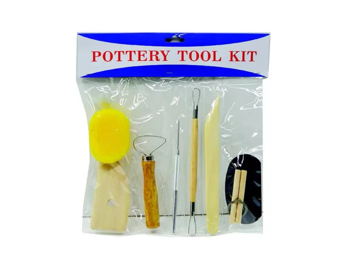 Pottery Tools Kit Set of 8 pieces