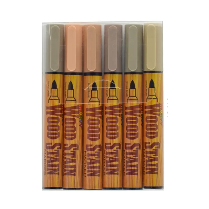 Marvy Uchida Wood Stain Marker Set of 6