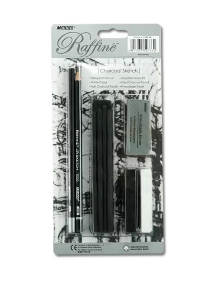 Marco Raffine Advanced Charcoal Sketch Set