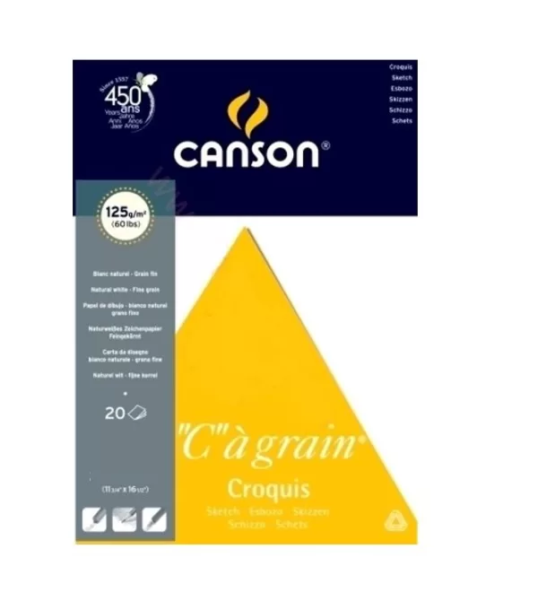 Canson "C" à Grain Sketch Pad A4 125g 20 Sheets