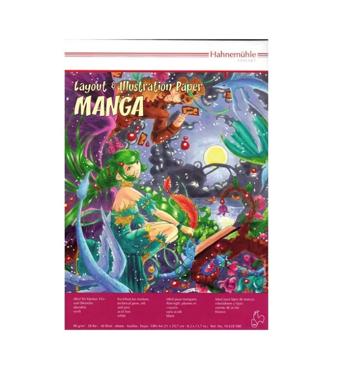 Hahnemuhle Manga Layout & Illustration A4 80gsm - 40 Sheets