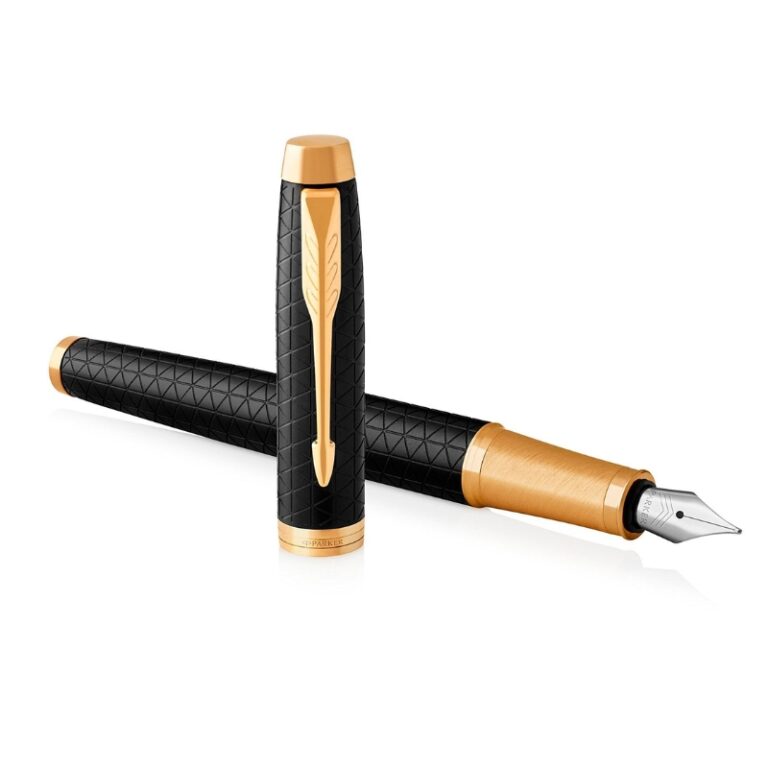 PARKER IM Premium Black/Gold GT Fountain Pen - Image 3