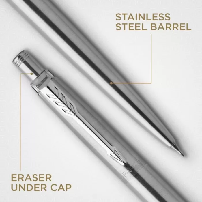 Parker Jotter Mechanical Pencil Stainless Steel 0.5HB - Image 3