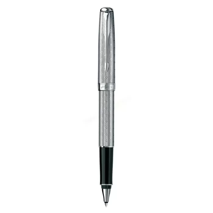 Parker Sonnet Chiselled Silver CT Rollerball Pen