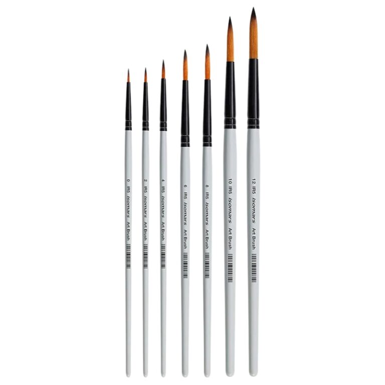 Isomars Set of 7 Round Brushes