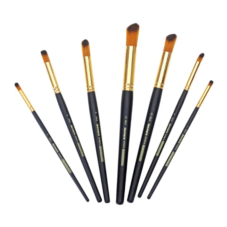 Isomars Mars Artist Brush Deer Foot - Set of 7