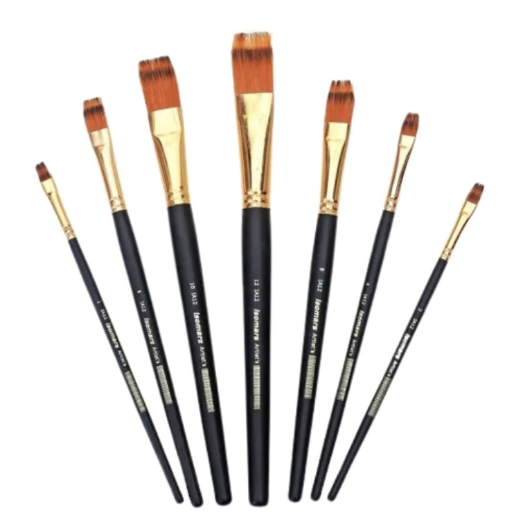 Isomars Mars Artist Brush Flat Rake - Set Of 5