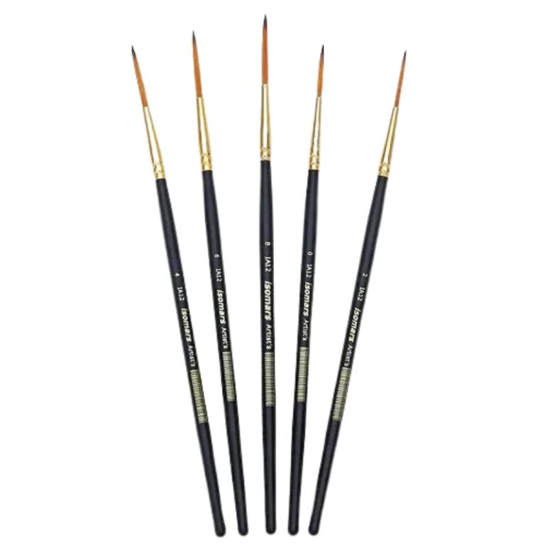 Isomars Mars Artist Brush Long Hair Liner - Set Of 5