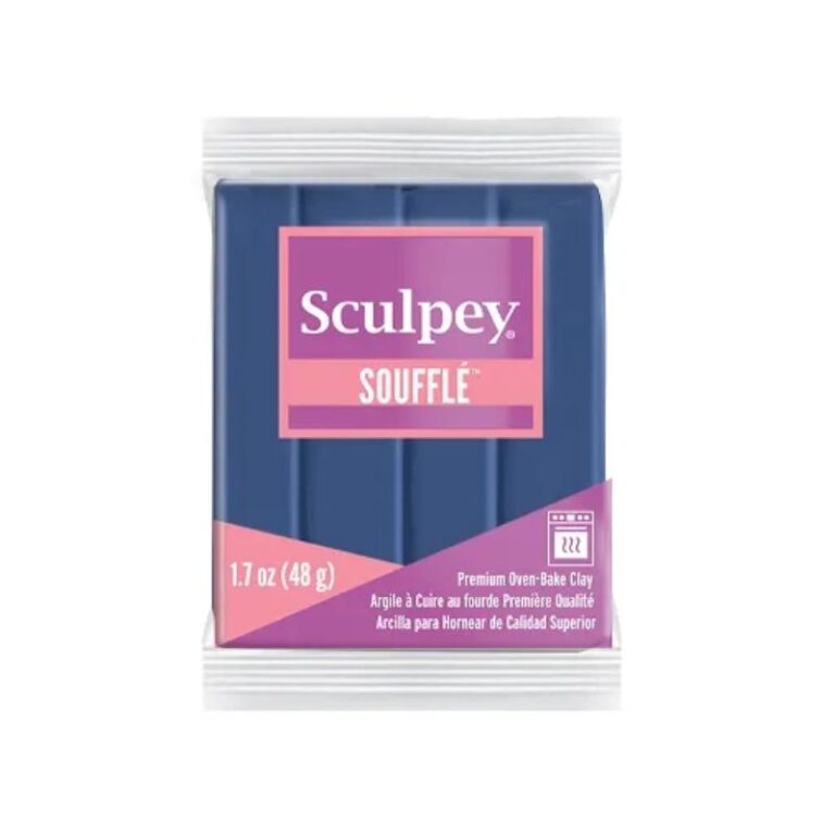 SCULPEY SOUFFLE PREMIUM OVEN-BAKE CLAY " MIDNIGHT BLUE "