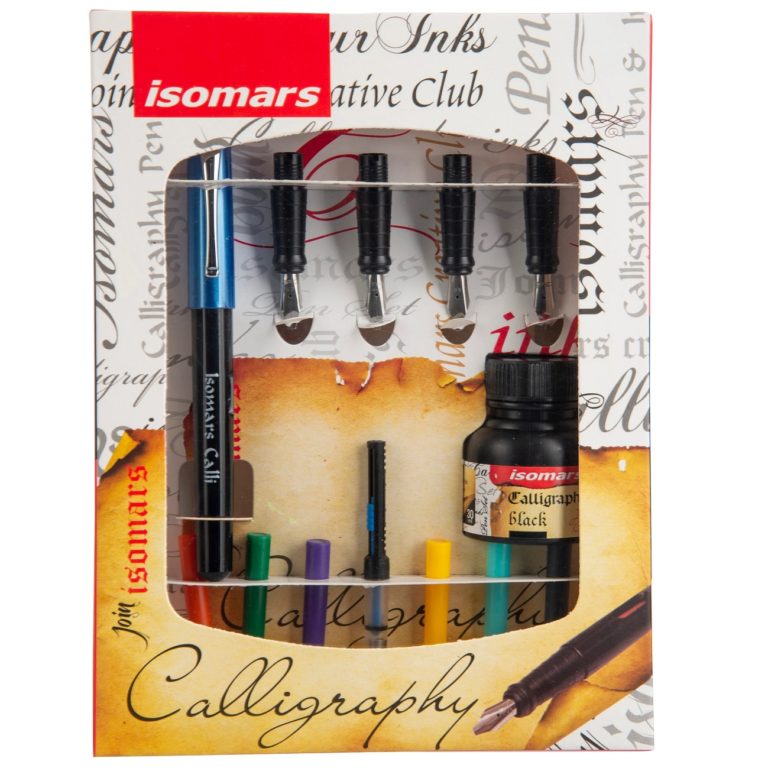 Isomars Calligraphy Pen Set of 5 Ink Cartridges : English