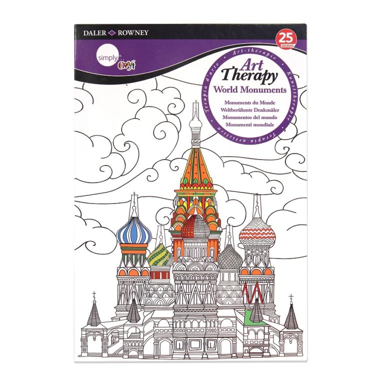 Daler Rowney Simply Art Therapy A5 -WORLD MONUMENTS