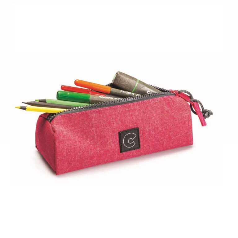 CARIOCA Eco Family Rpet Pouch Pencil Case - Red