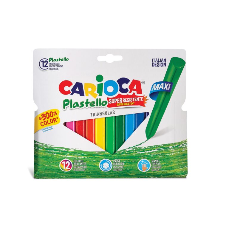 CARIOCA Plastello Set Of 12 Triangular