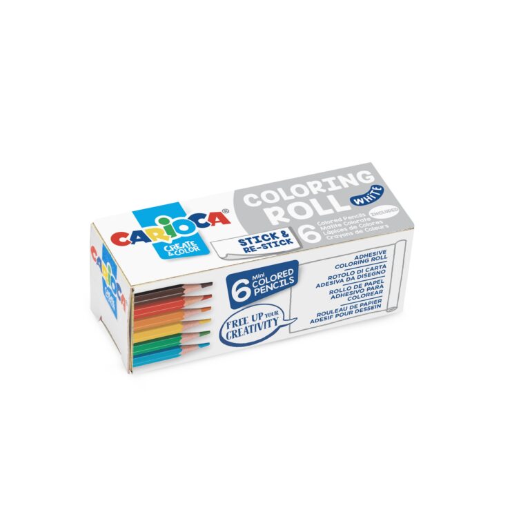 CARIOCA Mini Coloring Roll 85*10Cm White