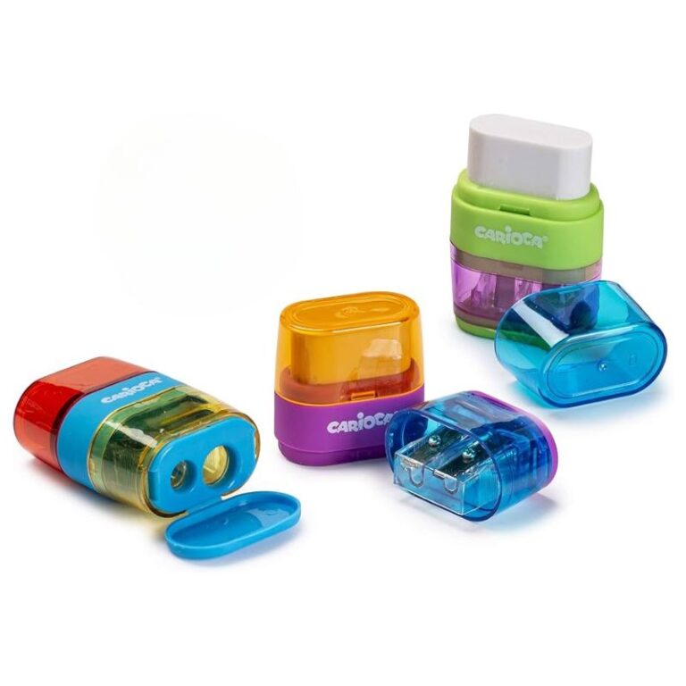 CARIOCA Combo 2-Hole Sharpener + Eraser