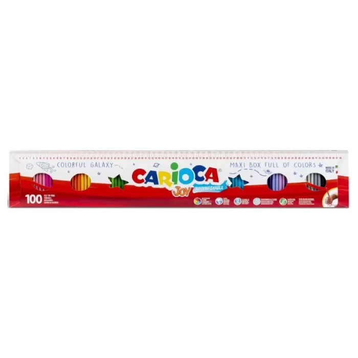 Carioca Joy 1 Meter Set of 100 Felt Tip Pens