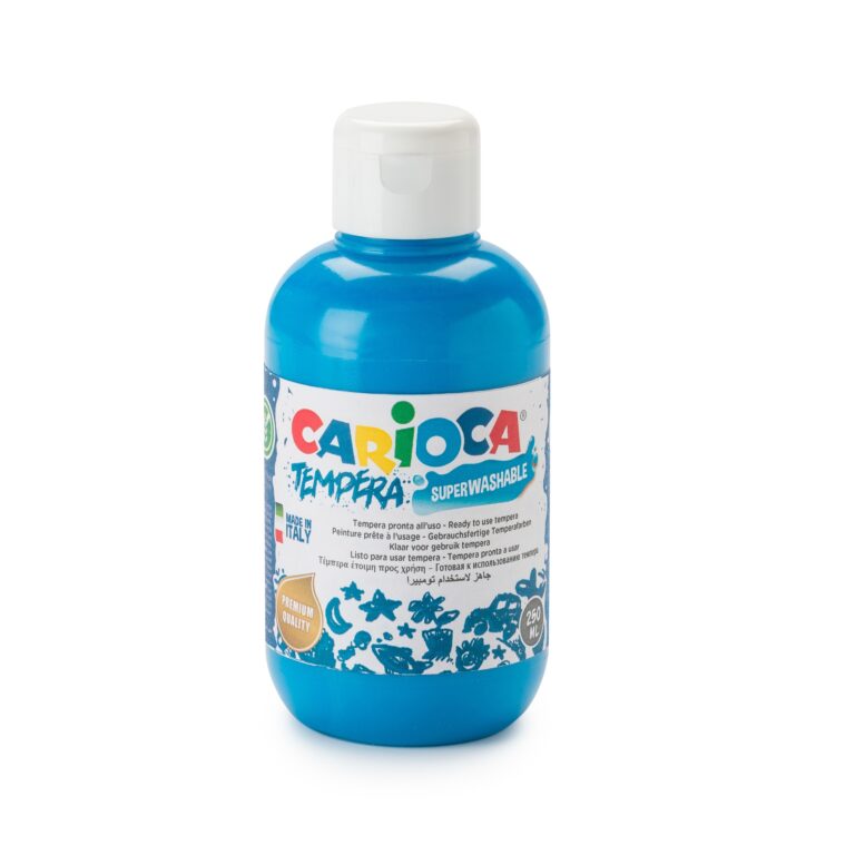 CARIOCA Tempera Bottle Of 250Ml Primary Blue