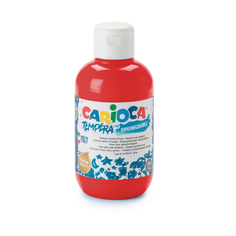 CARIOCA Tempera Bottle Of 250Ml Red