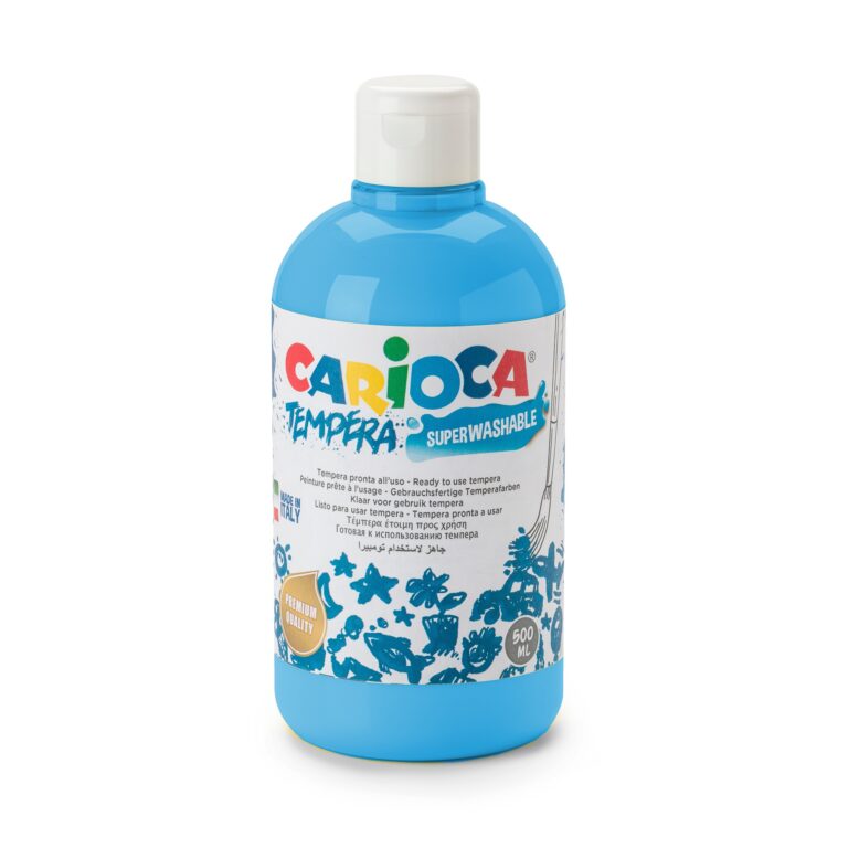 CARIOCA Tempera 500Ml Bottle Cyan